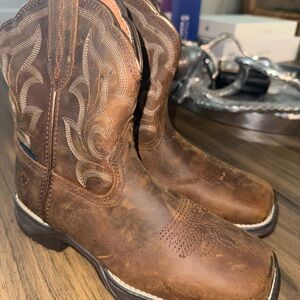 Ariat Tan Leather Western Boots